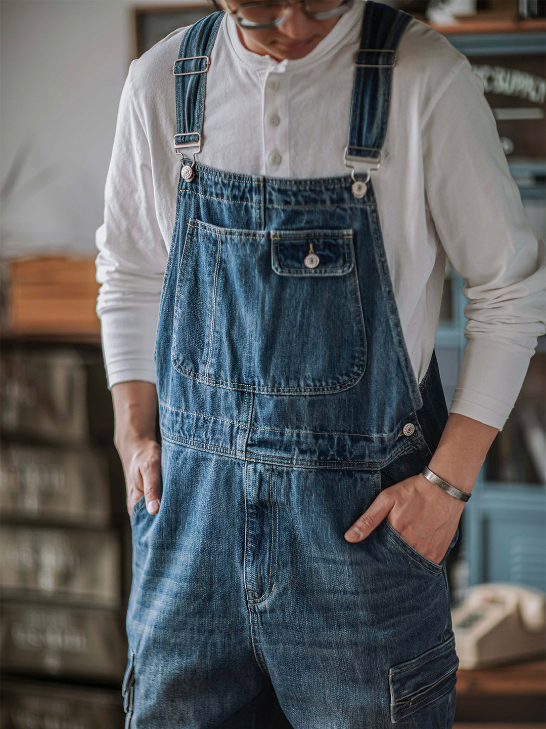 ForgeFlex™ Wide-Cut Denim Overalls — Unleash Freedom and Power in Every Move