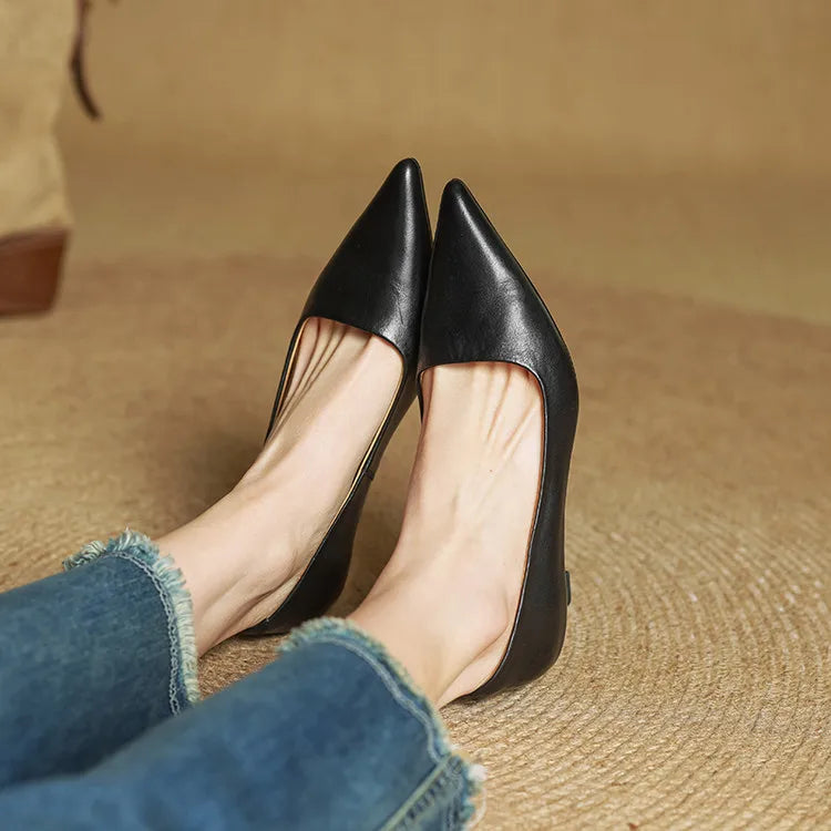 Premium Leather Pumps™ — Unleash All-Day Power and Effortless Elegance