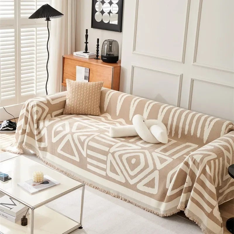 Havenly ā Durable Chenille Couch Cover with Family-Friendly Protection