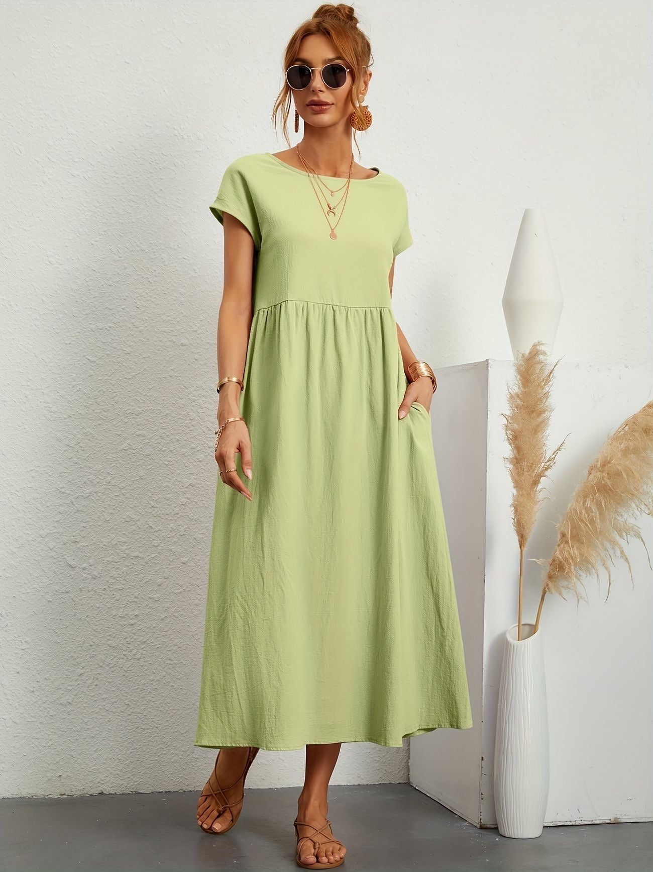 VeraLuxe™ Casual Dress — Effortless Elegance That Commands Every Room