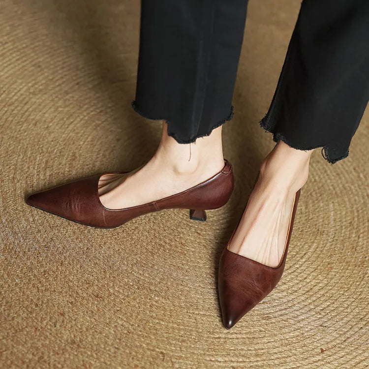 Premium Leather Pumps™ — Unleash All-Day Power and Effortless Elegance
