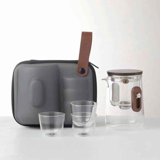 ZenVoyageTravelGlassTeaSet™ — Experience Soul-Soothing Tea Bliss Anywhere You Roam