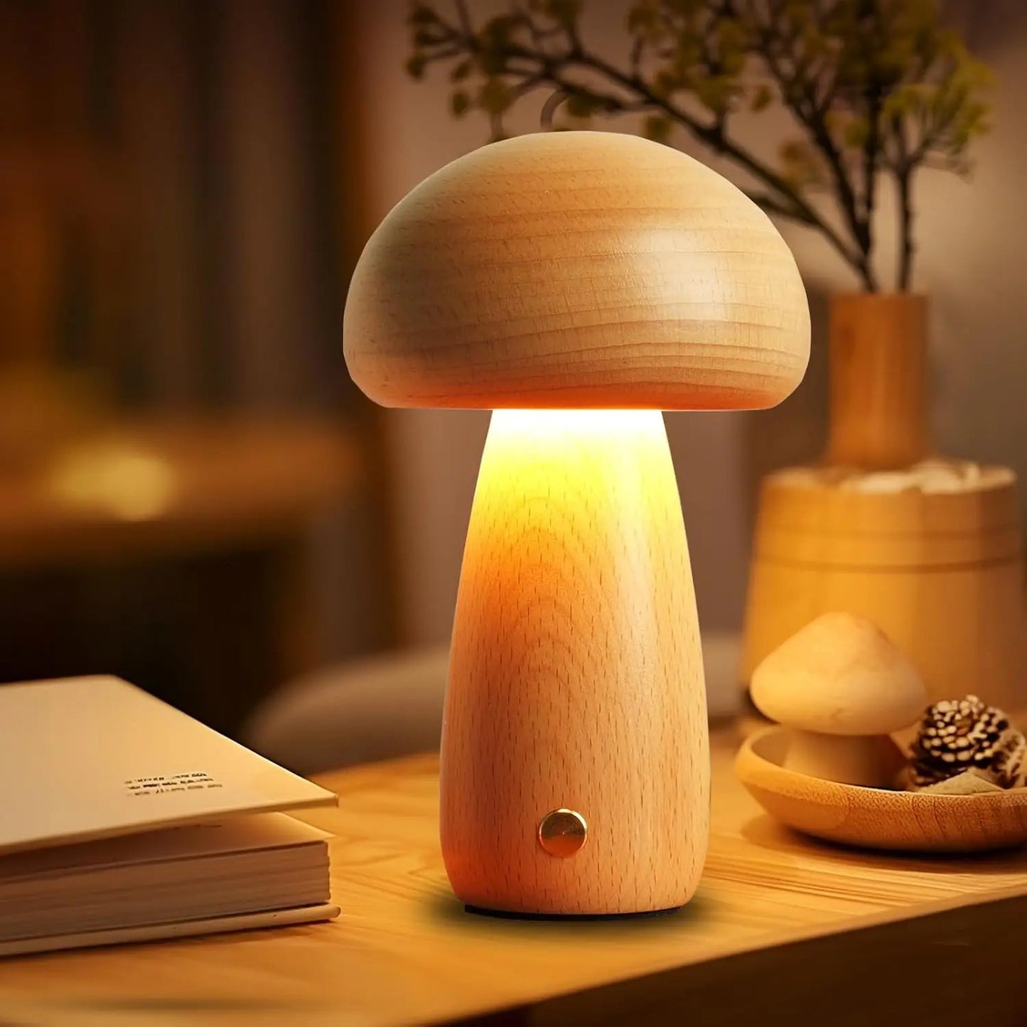 RusticGlow™ — Melt Stress Away with Warm, Wired-Free Ambiance Wherever You Go
