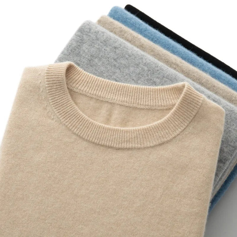 Elara Merino Cashmere T-Shirt — Lightweight Breathable Knitwear for All Seasons