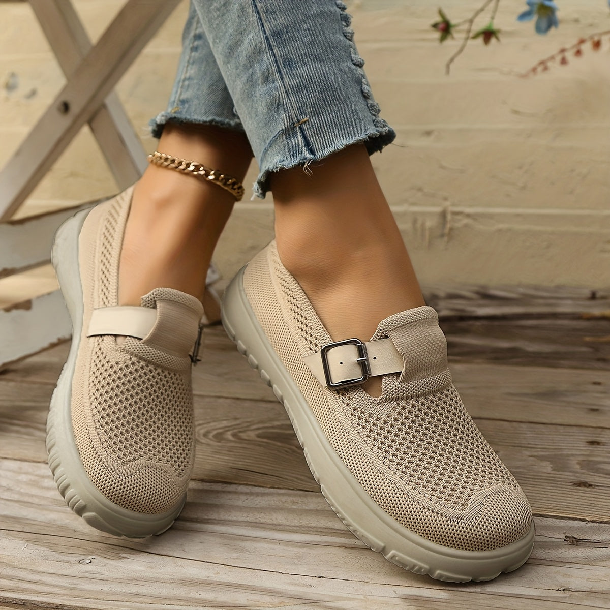 Norlan — Women's Ultra Comfortable Knitted Loafers with Ergonomic Support