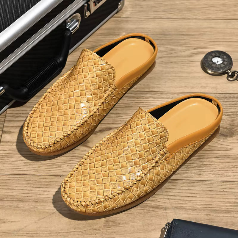 Handwoven Leather Mules™ — Step Into All-Day Confidence and Unstoppable Comfort