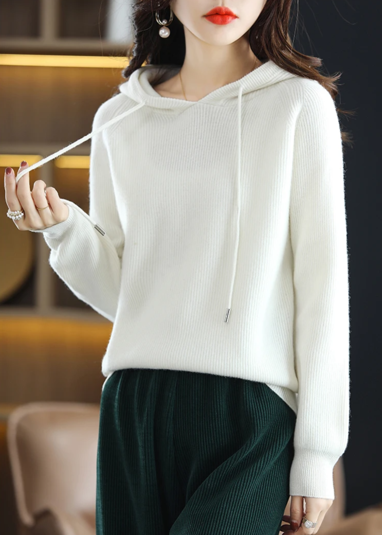 Norla — Soft Wool Cashmere Hoodie with Lightweight Insulation