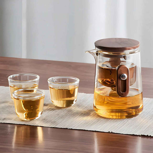 ZenVoyageTravelGlassTeaSet™ — Experience Soul-Soothing Tea Bliss Anywhere You Roam