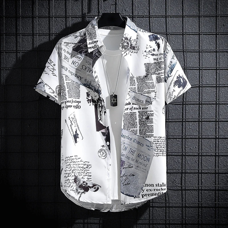 Tropora — Oversized Tropical Shirt with Breathable Lightweight Fabric