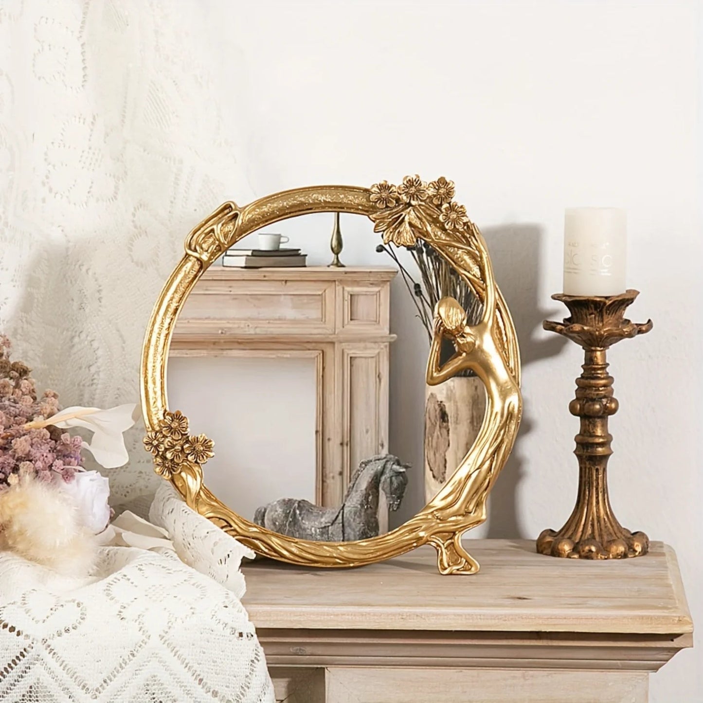 Embossed Floral Mirror™ — Transform Any Space Into Timeless Vintage Luxury