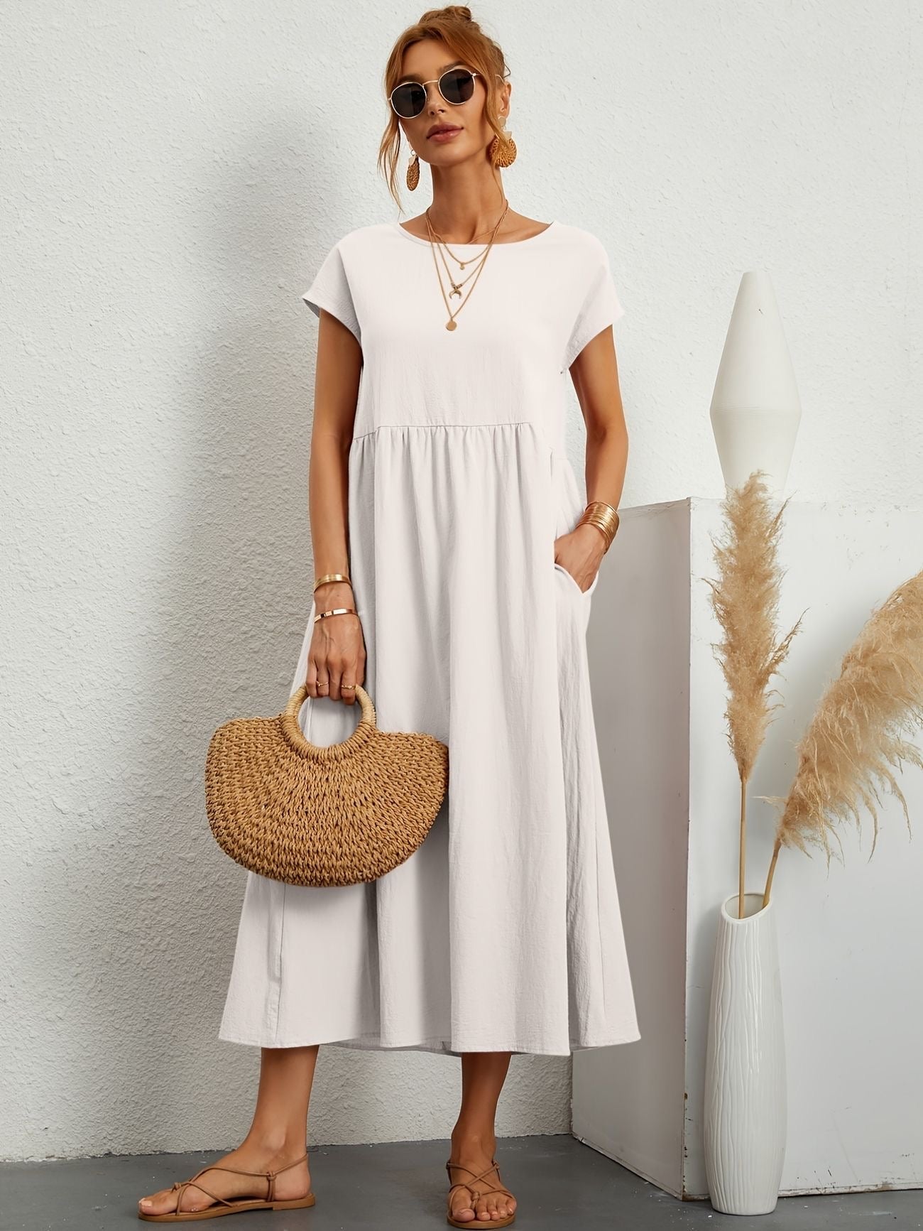 VeraLuxe™ Casual Dress — Effortless Elegance That Commands Every Room