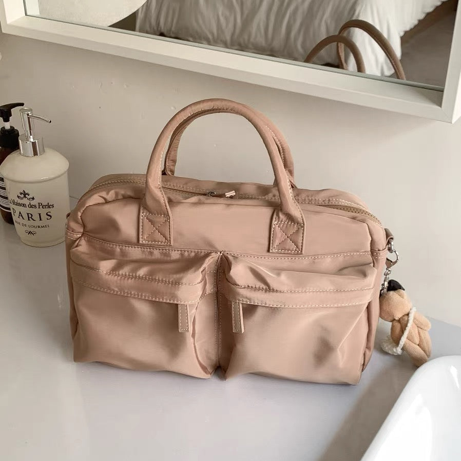 Kalen — Lightweight Nylon Crossbody Bag with Zipper Compartment