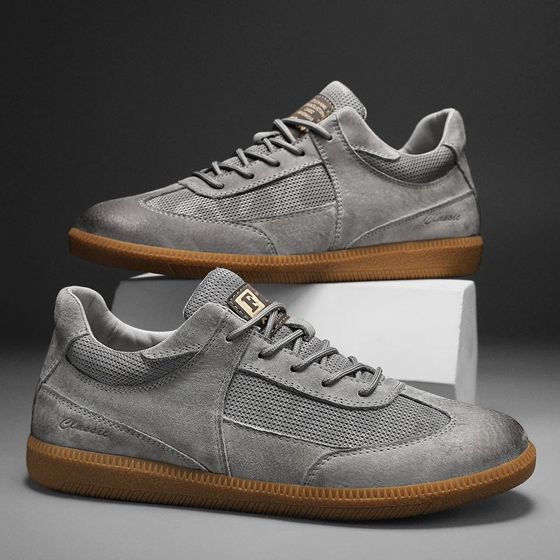 Liano Heritage — Italian Genuine Leather Sneaker with Durable Comfort