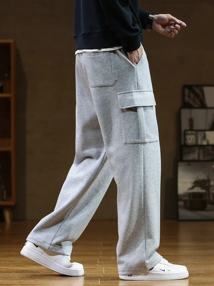 Lumen Sweatpants — Soft Cotton Blend Cargo Pants with Relaxed Fit