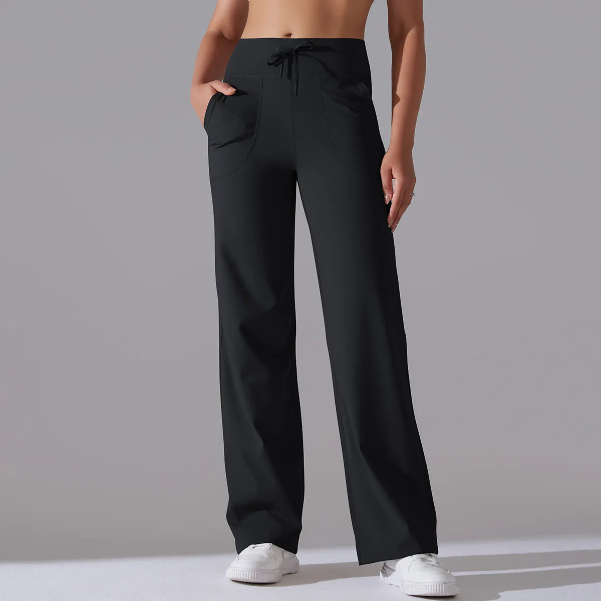 Jovenna — Wide-Leg Contour Pants with Soft 4-Way Stretch Fabric