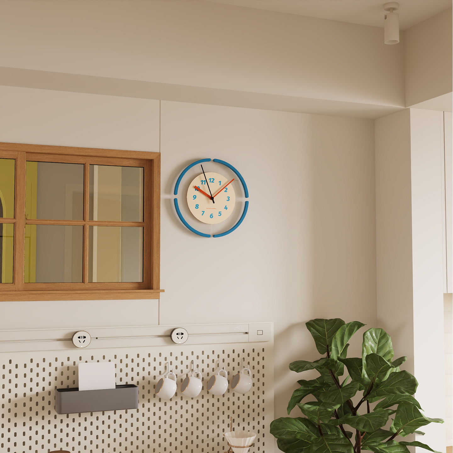 Orbin — Modern Ring Wall Clock with Silent Sweep Movement