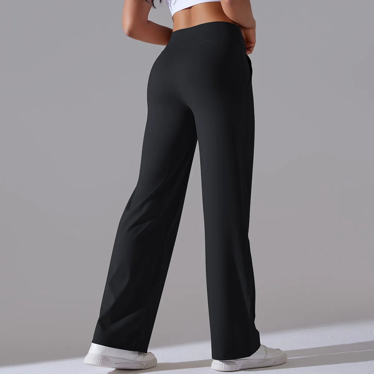 Jovenna — Wide-Leg Contour Pants with Soft 4-Way Stretch Fabric
