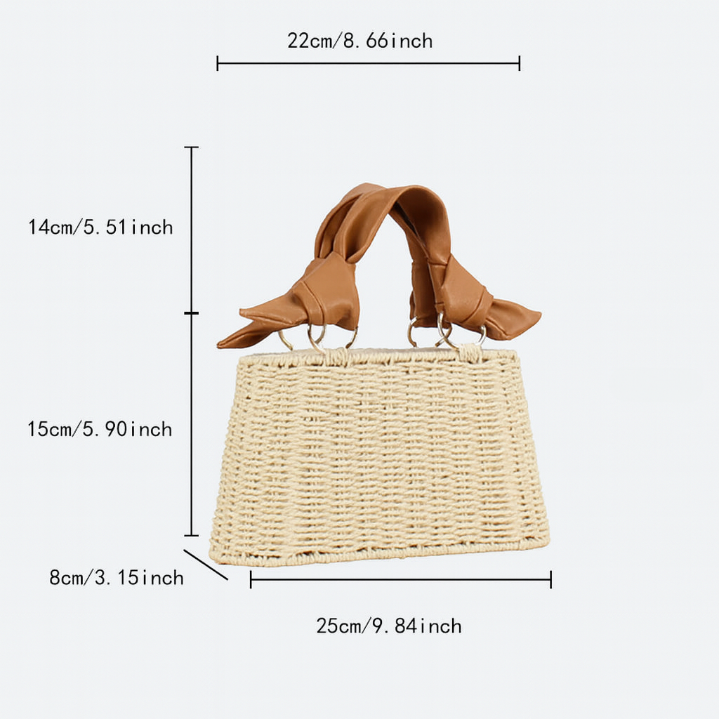 Straw Handbag™ — Command Every Room with Featherlight Boldness and Pure Elegance