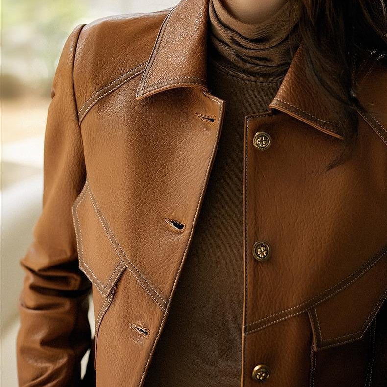 Vegan Leather Jacket™ — Own Every Room with Bold Power and Supreme Comfort