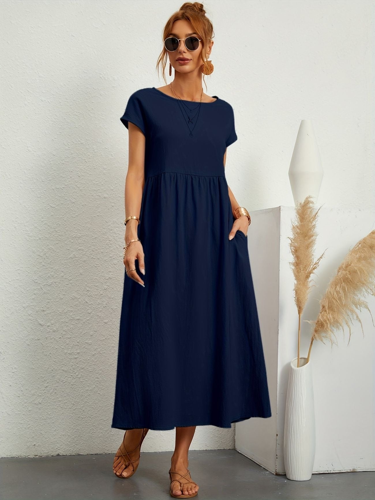 VeraLuxe™ Casual Dress — Effortless Elegance That Commands Every Room