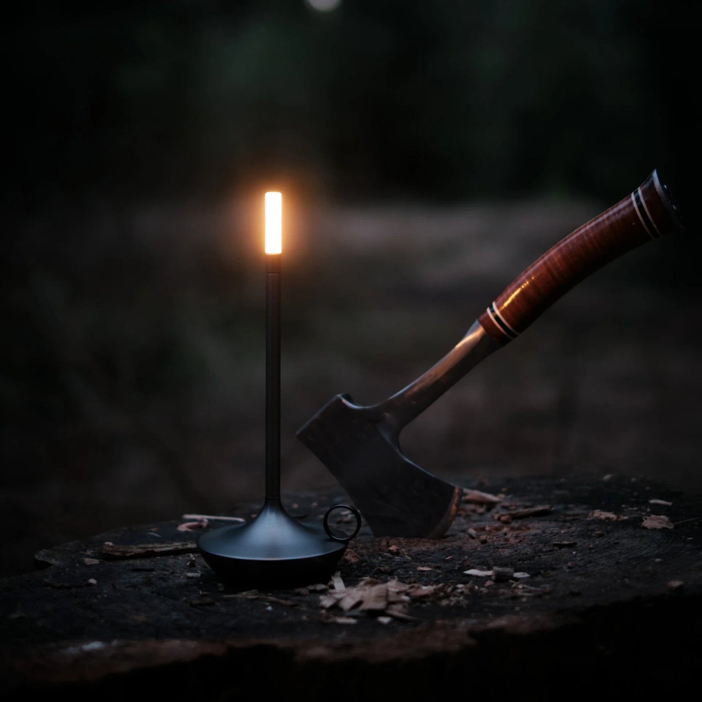 Lioren — Modern Candlestick Light with Touch Dimming and Rechargeable Battery