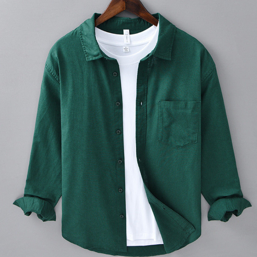 Norla Linen Shirt — Breathable Relaxed Fit Button-Down Shirt
