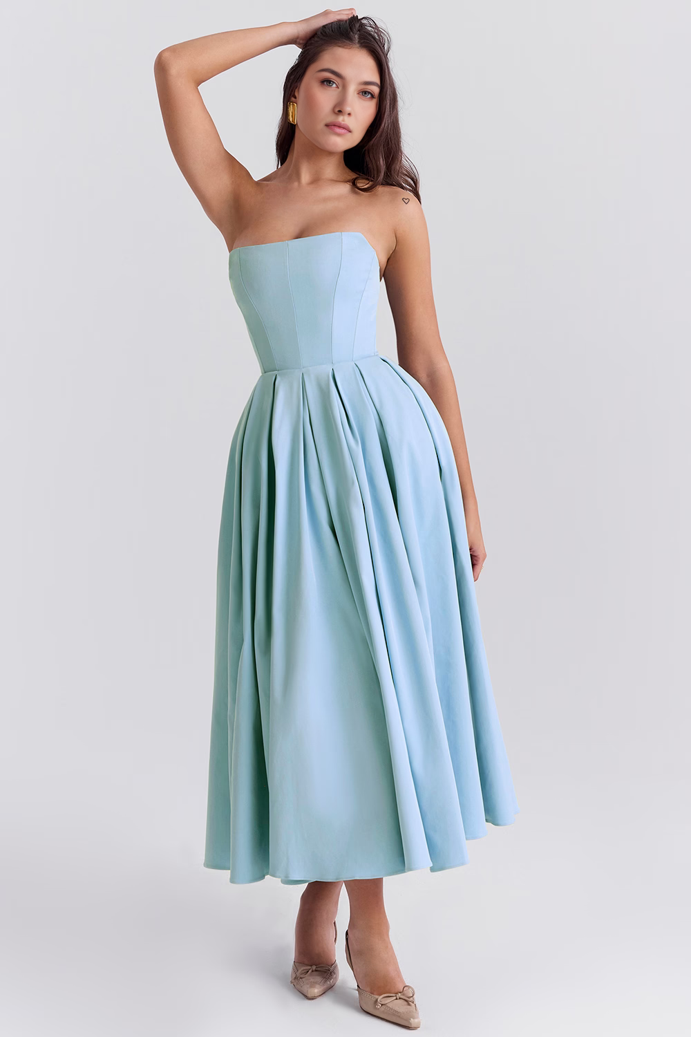 Liora — Elegant Bustier Dress with Waist-Defining Corset for Special Events