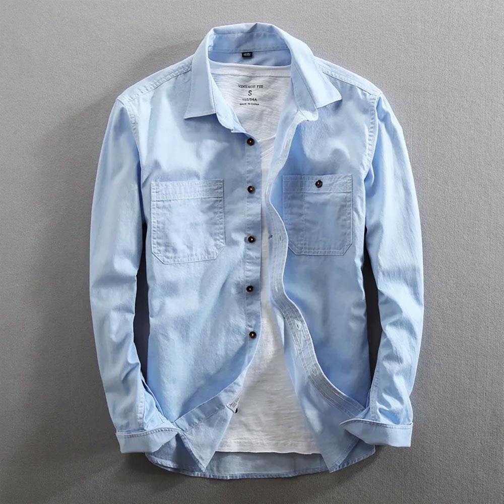 Pure Cotton Shirt™ — Experience Unmatched Comfort and Confidence All Day Long
