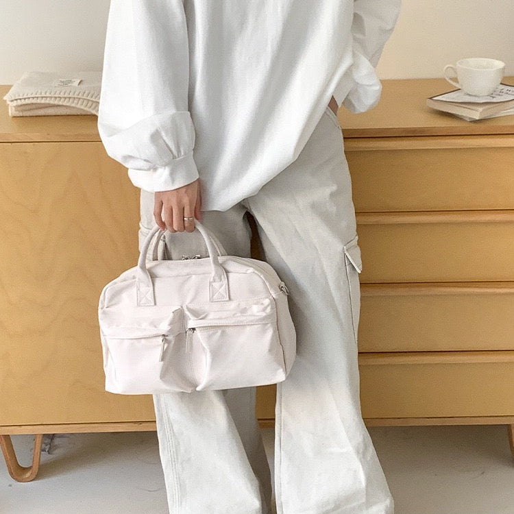 Kalen — Lightweight Nylon Crossbody Bag with Zipper Compartment