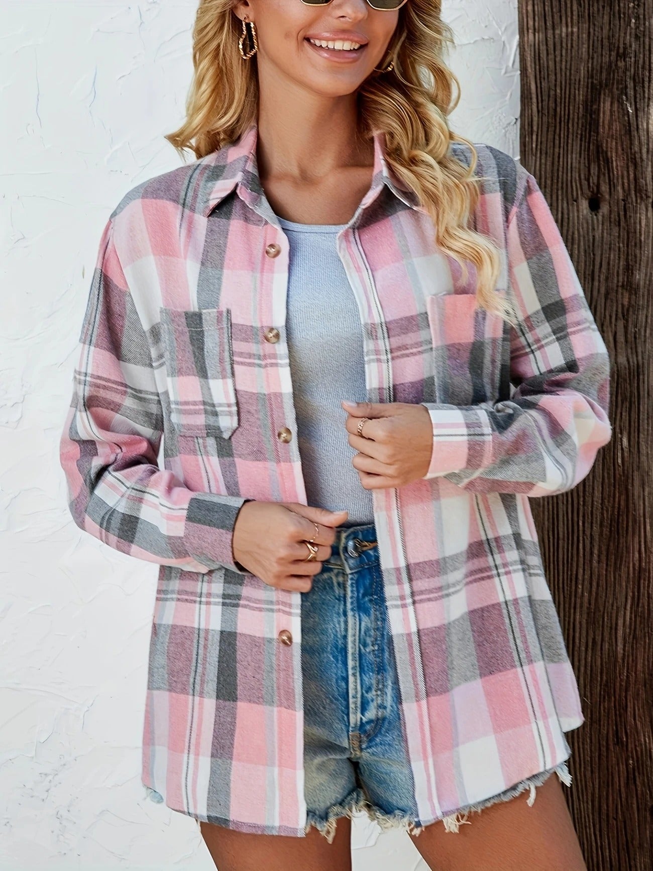 PlaidFlex™ — Effortless Comfort That Moves With Your Confidence