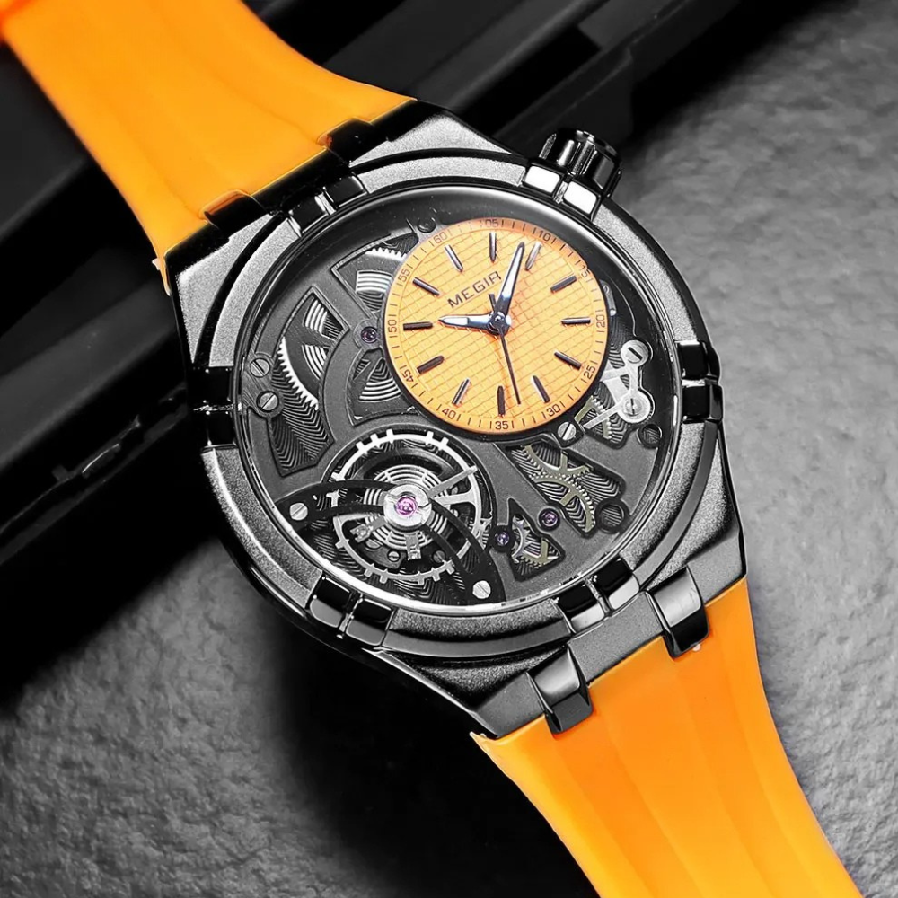 Ventrox — Precision Skeleton Sport Watch with Silicone Strap