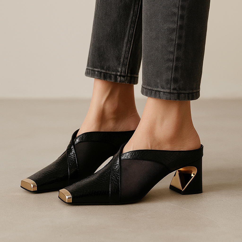 ChicBlackMules™ — Turn Heads and Own Every Step with Pain-Free Confidence