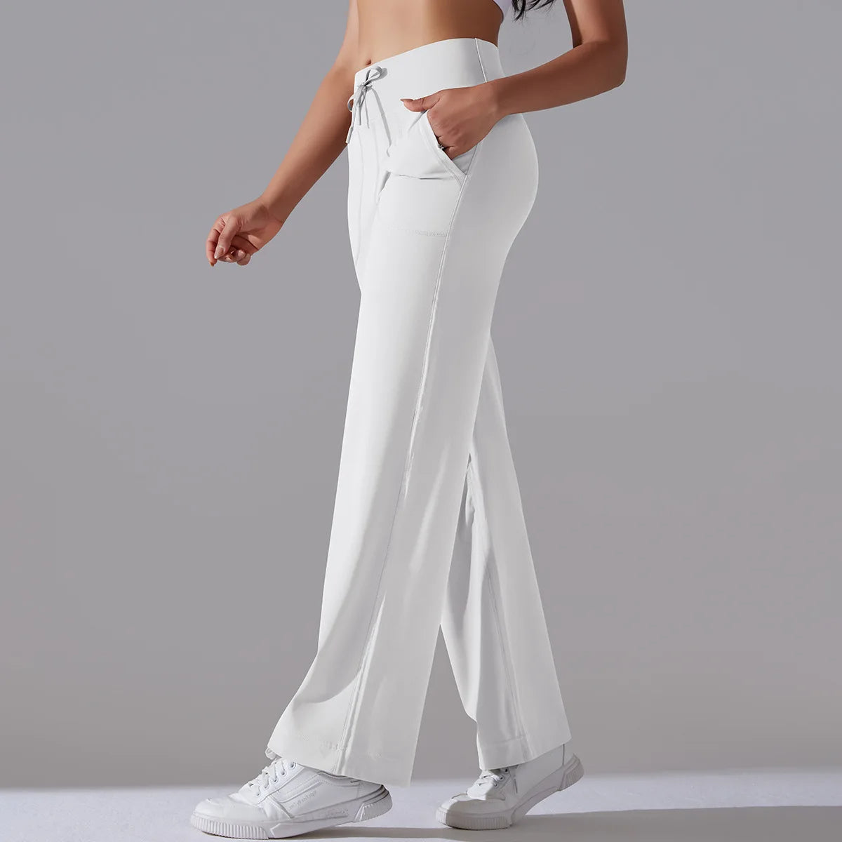 Jovenna — Wide-Leg Contour Pants with Soft 4-Way Stretch Fabric