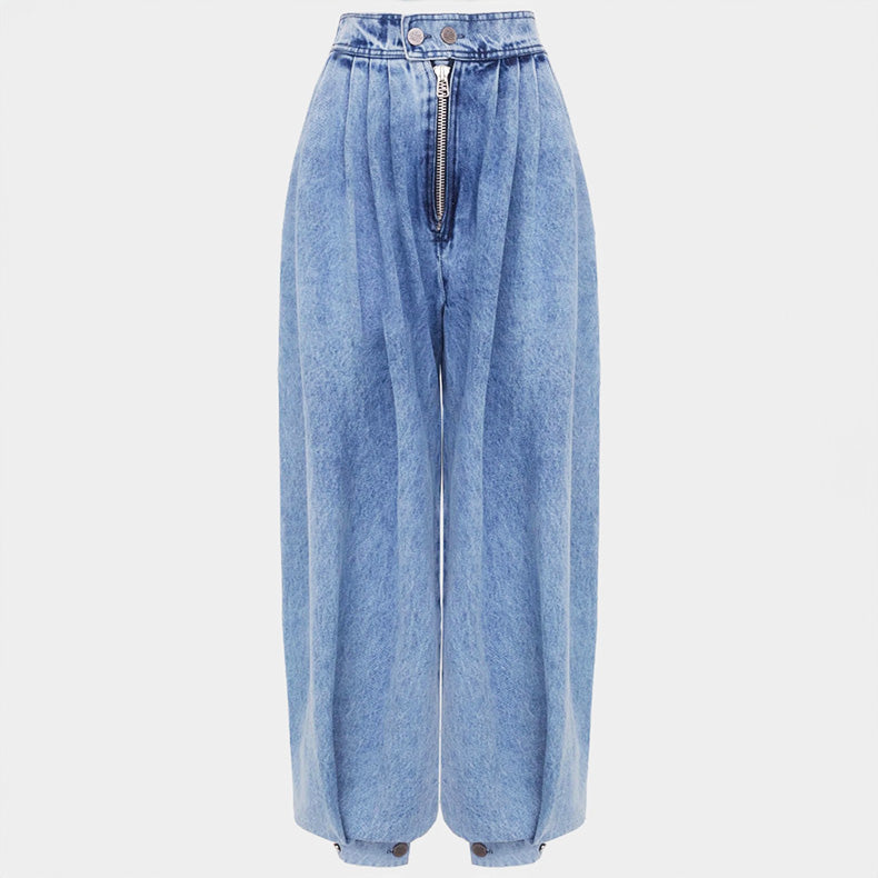 Balloon Trousers™ — Sculpt Your Curves and Command Every Room with Bold Denim Drama