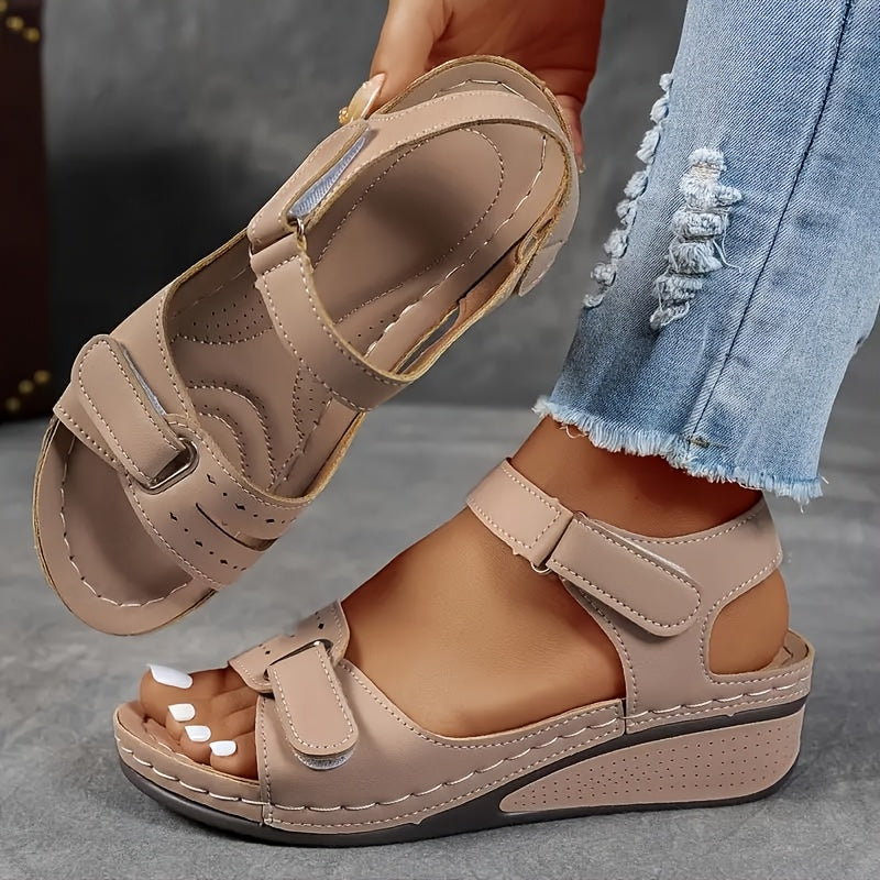 Solarexa™ Cushioned Wedge Sandals — Enjoy Pain-Free Steps and All-Day Refreshing Comfort