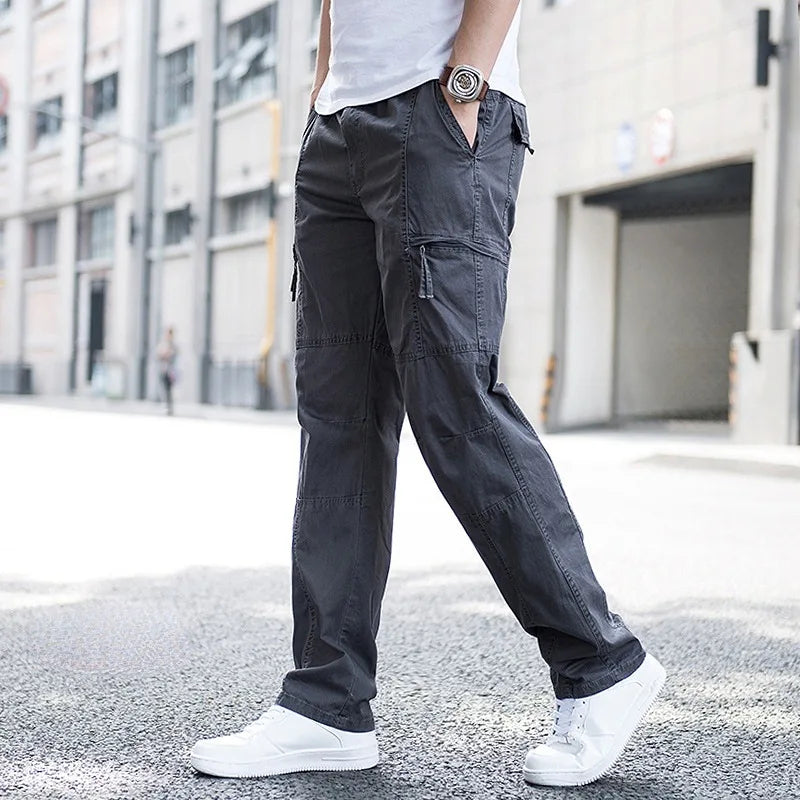 Tavren Cargo Pants — Organic Cotton Stretch Workwear with Utility Pockets