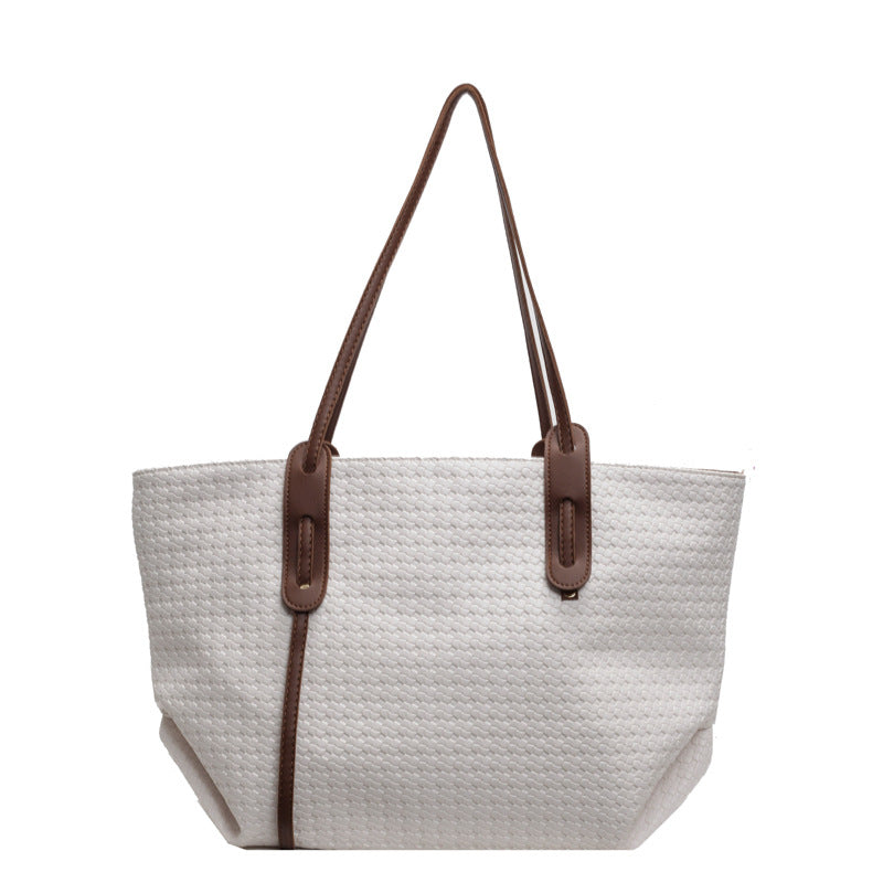 Arlenna — Woven Tote Bag with Spacious Lightweight Design