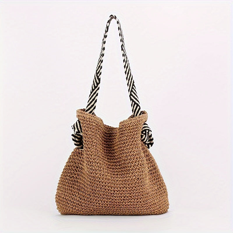 Kaelen — Handwoven Eco-Friendly Carryall Bag with Magnetic Closure