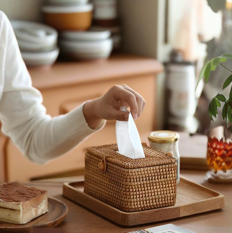 EcoChic Tissue Holder™ — Transform Clutter Into Cozy, Stylish Comfort Instantly