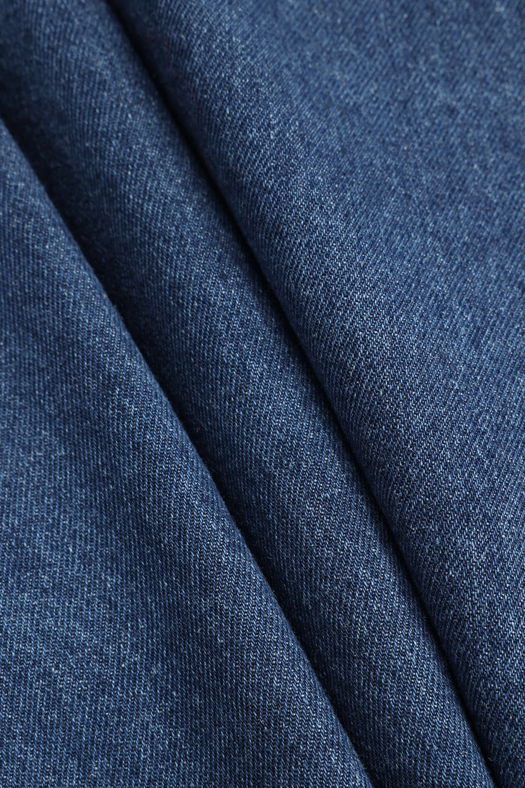 Vela — Tailored Denim Jacket with Waist Tie and Flared Sleeves