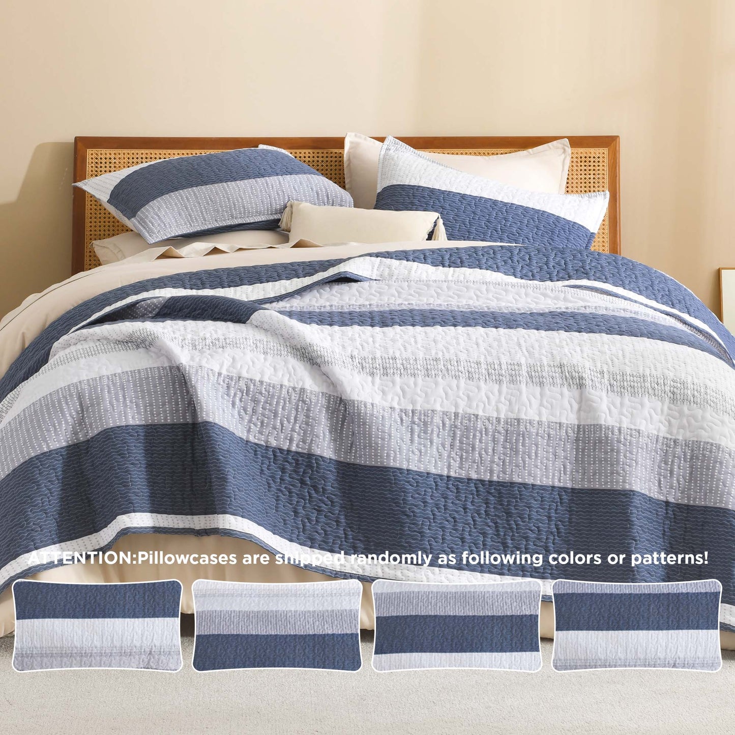 NoirZen™ Quilt Set — Wrap Yourself in Bold Style and All-Season Cloudlike Comfort