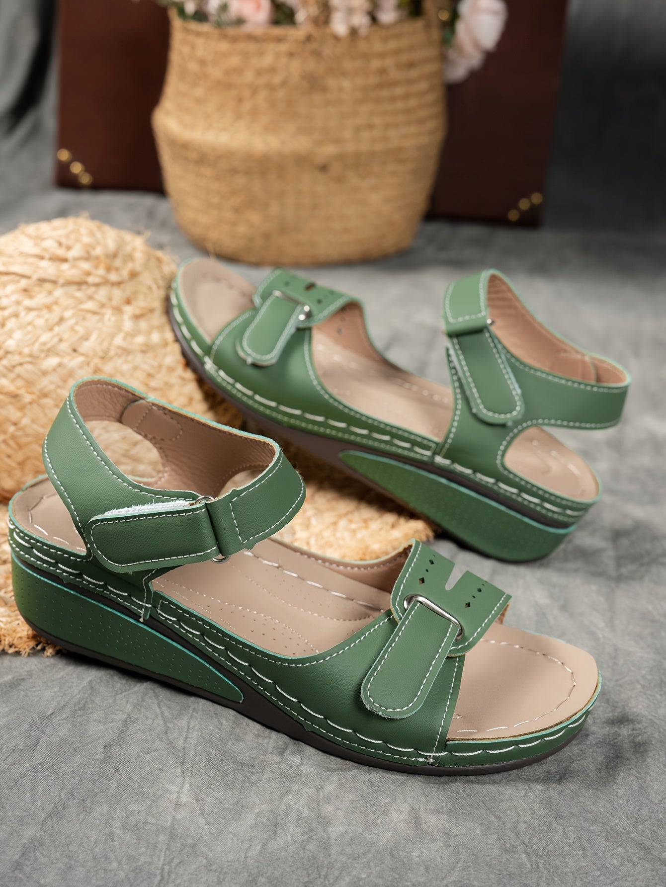 Solarexa™ Cushioned Wedge Sandals — Enjoy Pain-Free Steps and All-Day Refreshing Comfort