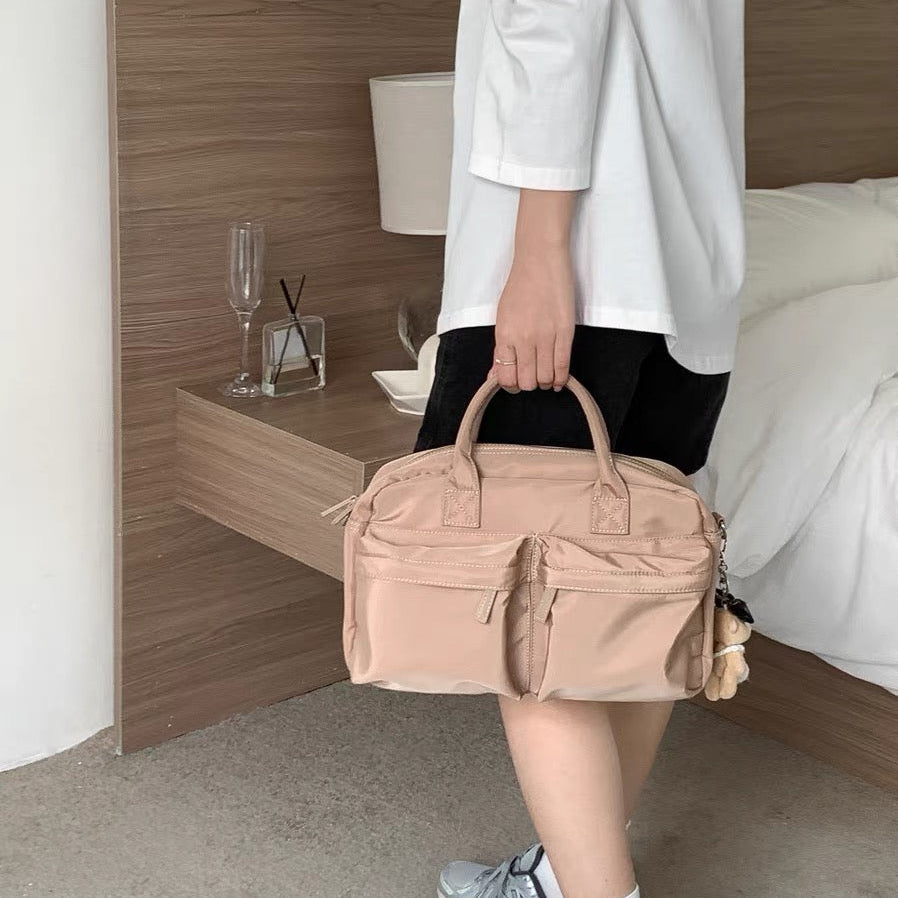 Kalen — Lightweight Nylon Crossbody Bag with Zipper Compartment