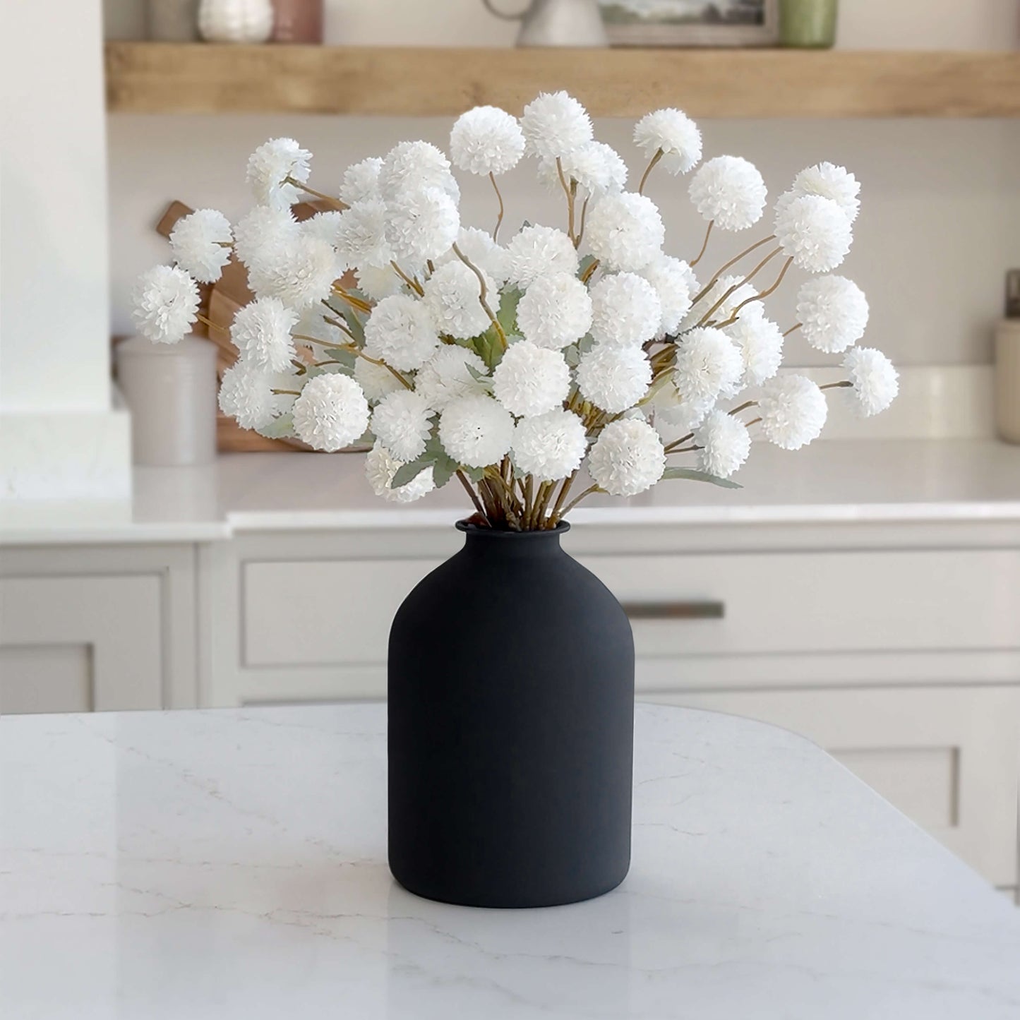 Liora — Faux Kiku Chrysanthemum Flowers for Elegant Home Decor