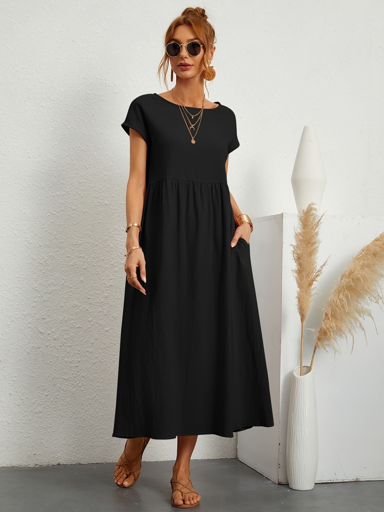 VeraLuxe™ Casual Dress — Effortless Elegance That Commands Every Room