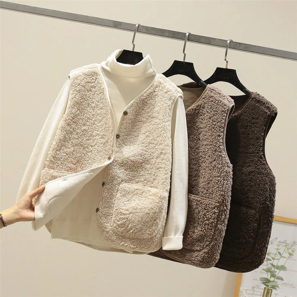 Laylaa — Lightweight Wool Blend Vest with Breathable Warmth