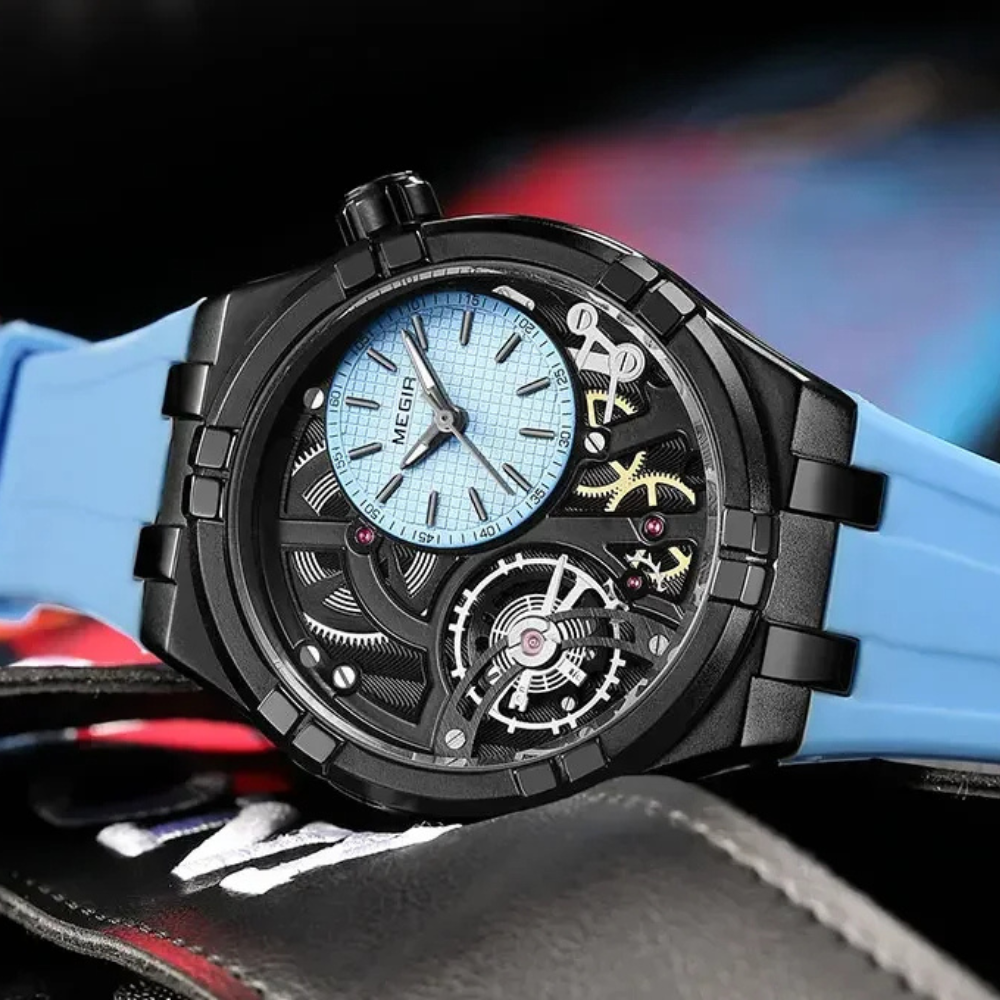 Ventrox — Precision Skeleton Sport Watch with Silicone Strap