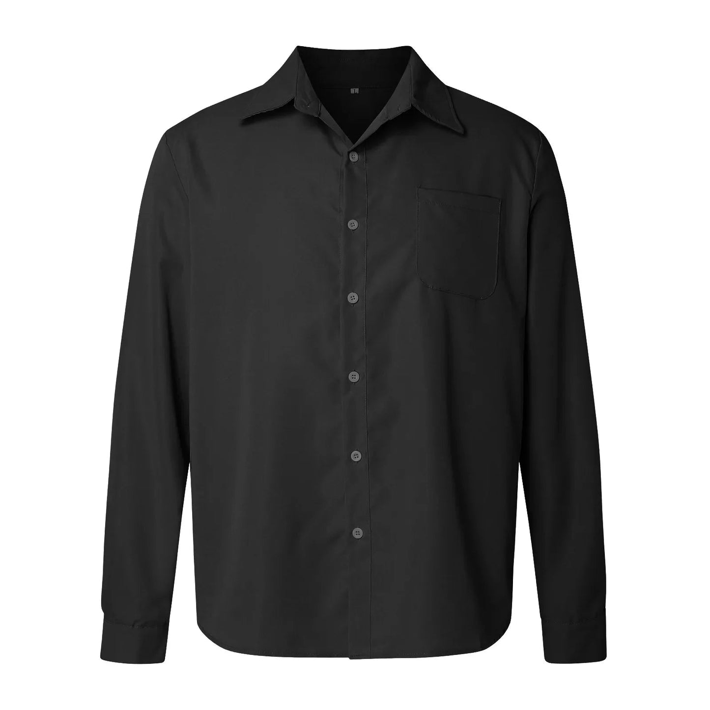 Orven Textured Button-Up Shirt — Tailored Cotton Shirt with Soft Brushed Finish