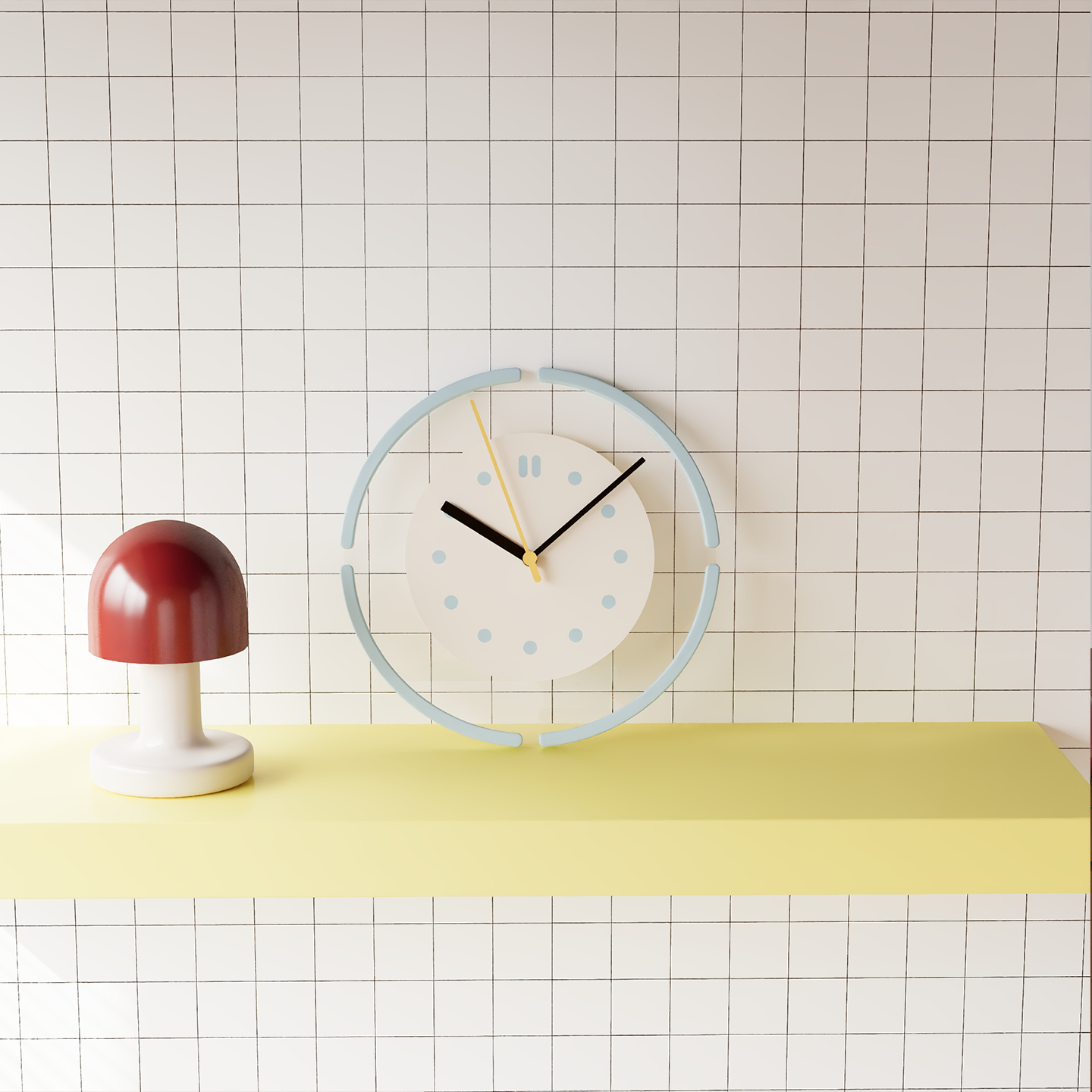 Orbin — Modern Ring Wall Clock with Silent Sweep Movement