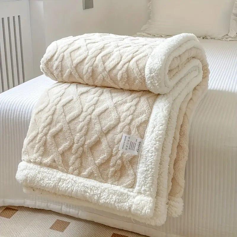 LuxeCloud™ Blanket — Your Ultimate Year-Round Hug of Heavenly Softness and Calm